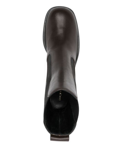 LEATHER HEEL BOOTS