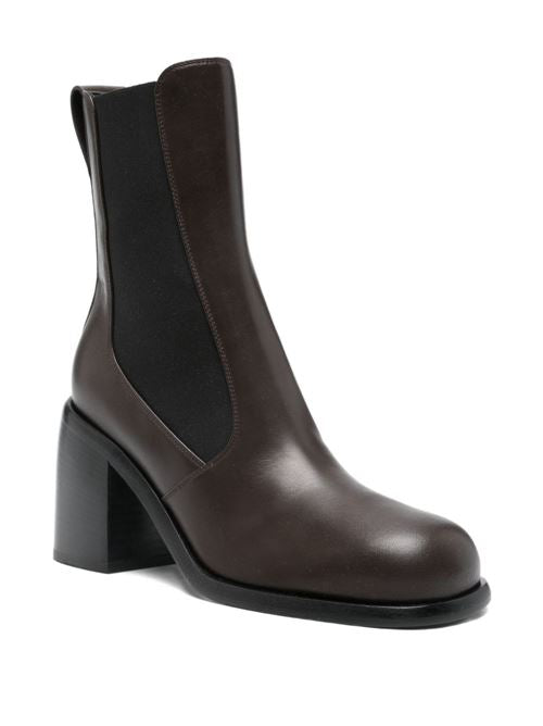 LEATHER HEEL BOOTS