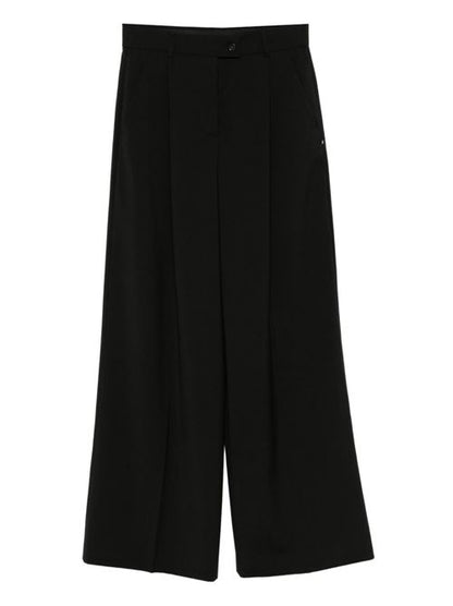 WOOL WIDE-LEG TROUSERS