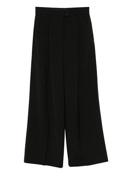 WOOL WIDE-LEG TROUSERS