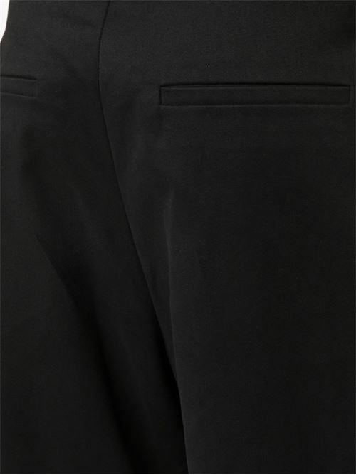 COTTON WIDE-LEG TROUSERS