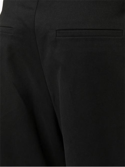 COTTON WIDE-LEG TROUSERS