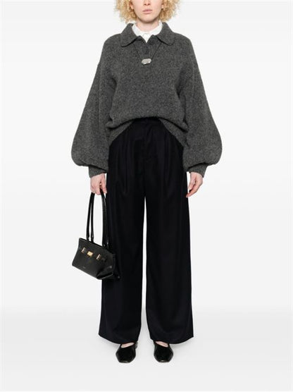SILK BLEND TROUSERS