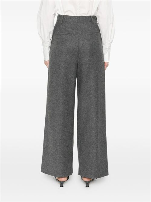 COTTON BLEND TROUSERS