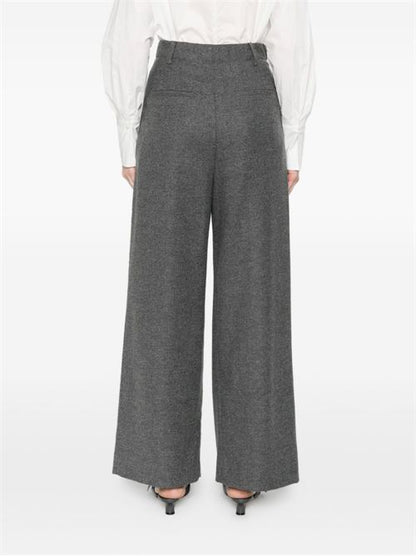 COTTON BLEND TROUSERS