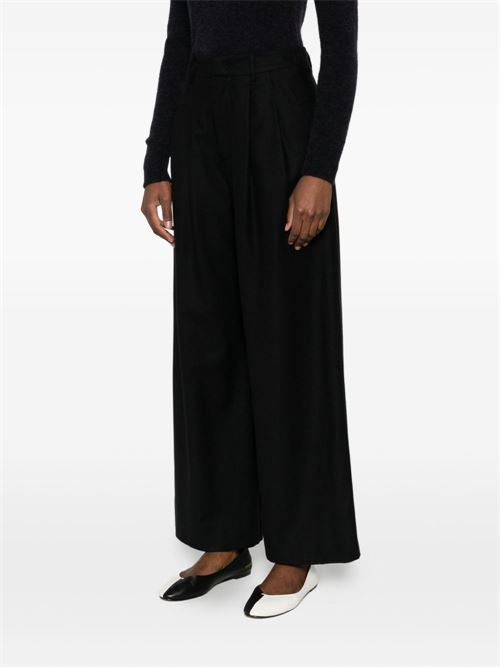 COTTON BLEND TROUSERS