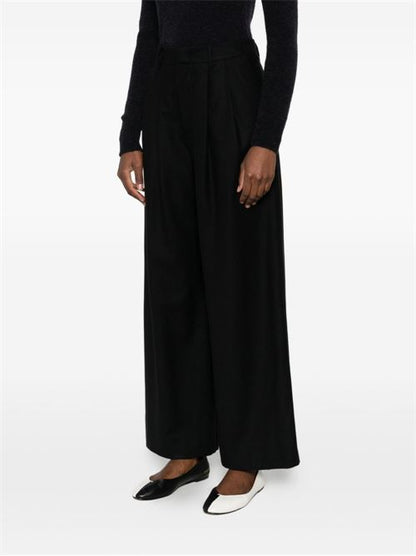 COTTON BLEND TROUSERS