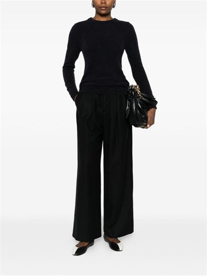 COTTON BLEND TROUSERS