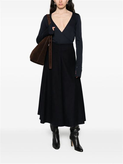 COTTON MIDI SKIRT