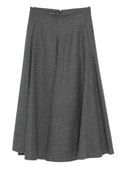 WOOL MIDI SKIRT