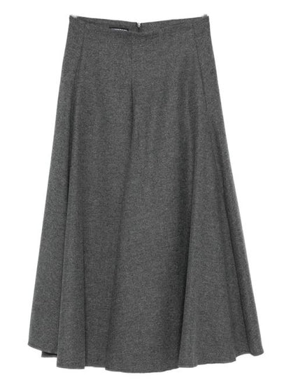 WOOL MIDI SKIRT