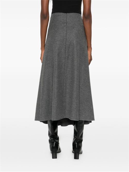 WOOL MIDI SKIRT