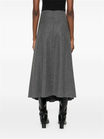 WOOL MIDI SKIRT