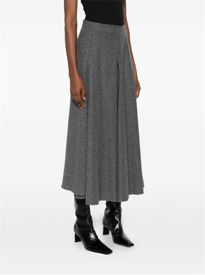 WOOL MIDI SKIRT