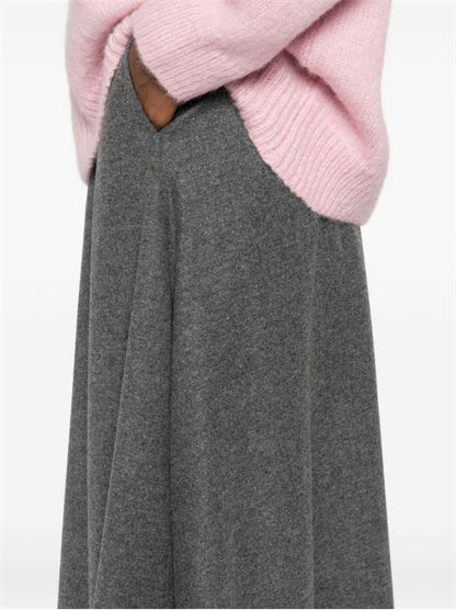 WOOL MIDI SKIRT