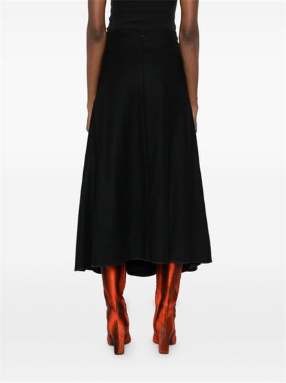 COTTON MIDI SKIRT