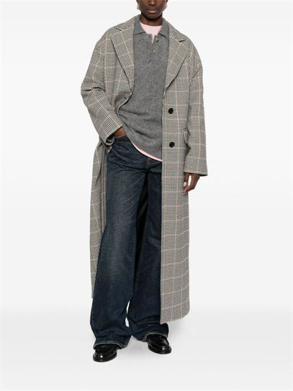 WOOL SINGLE-BREASTED COAT