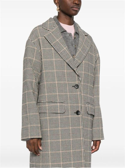 WOOL SINGLE-BREASTED COAT