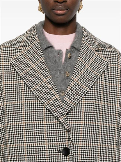 WOOL SINGLE-BREASTED COAT