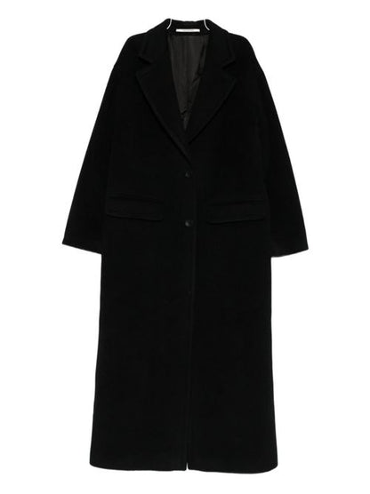 WOOL SINGLE-BREASTED COAT
