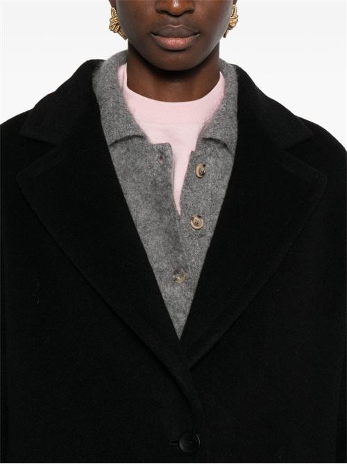 WOOL SINGLE-BREASTED COAT