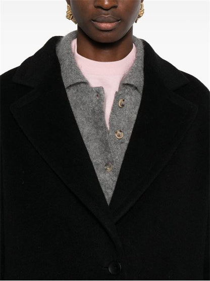 WOOL SINGLE-BREASTED COAT