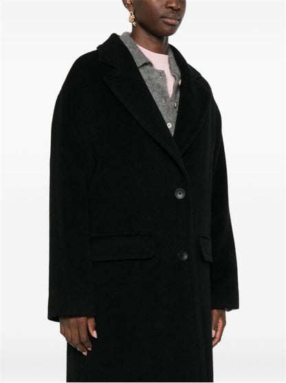 WOOL SINGLE-BREASTED COAT