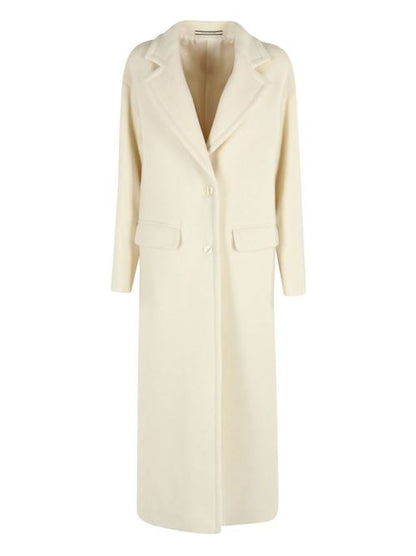 WOOL SINGLE-BREASTED COAT