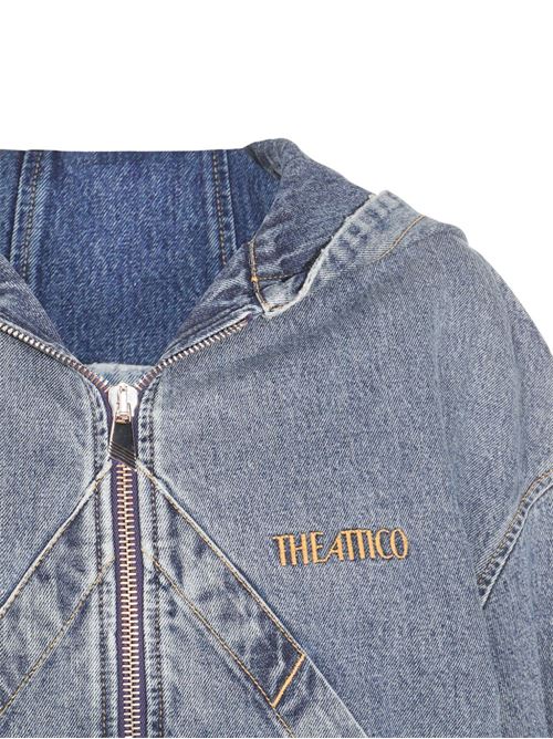 HOODED DENIM JACKET