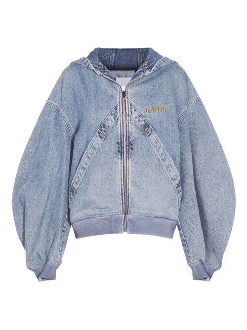 HOODED DENIM JACKET