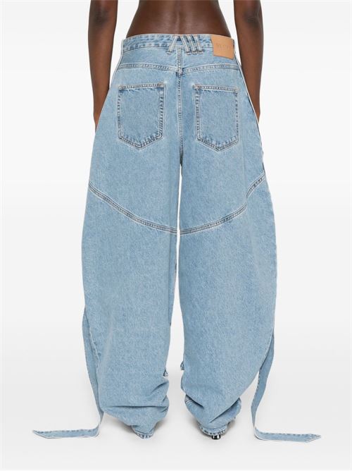 WIDE-LEG DENIM JEANS