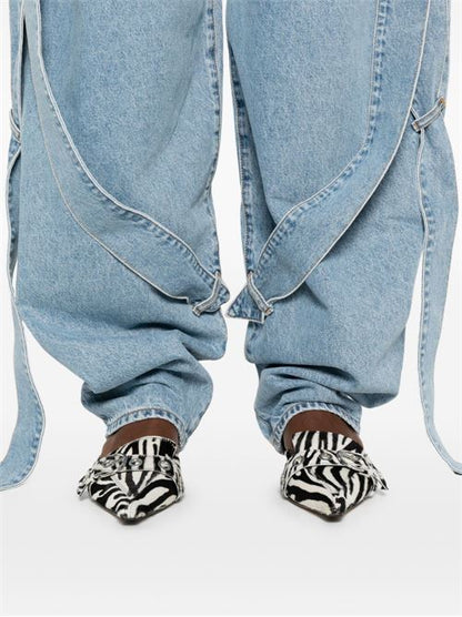 WIDE-LEG DENIM JEANS