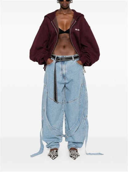 WIDE-LEG DENIM JEANS