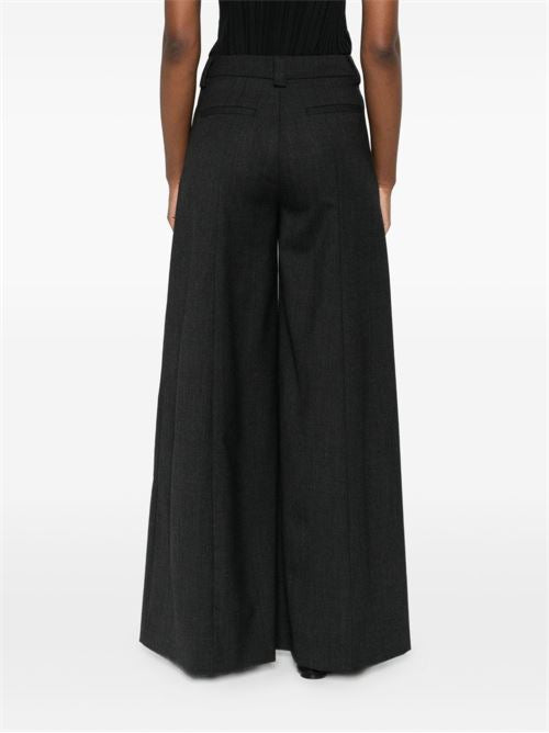 ALMA WOOL BLEND WIDE-LEG TROUSERS