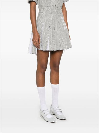 4BAR COTTON BLEND SKIRT