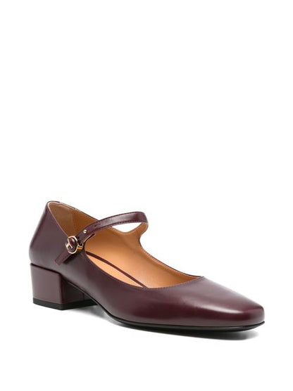 MARY JANE LEATHER PUMPS