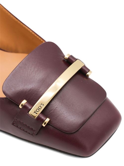 LEATHER SLINGBACK PUMPS
