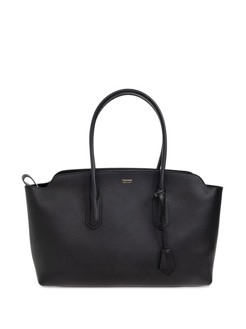 LARGE LEATHER SHOPPING BAG