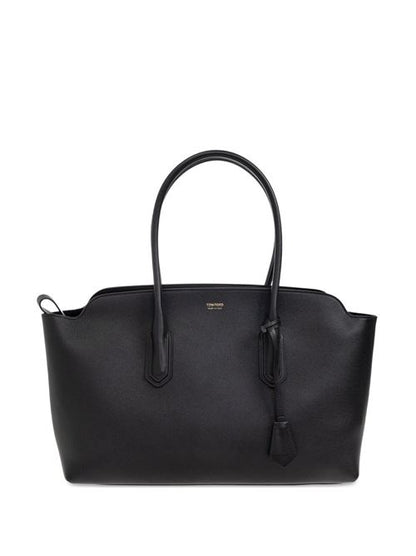 LARGE LEATHER SHOPPING BAG