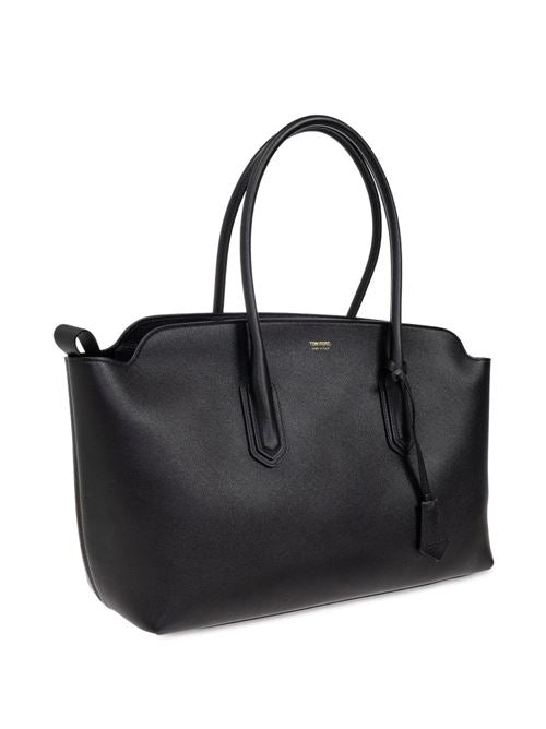LARGE LEATHER SHOPPING BAG