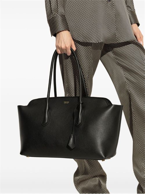 LARGE LEATHER SHOPPING BAG