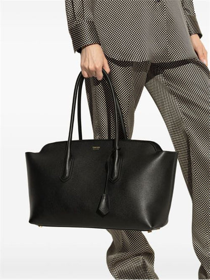 LARGE LEATHER SHOPPING BAG