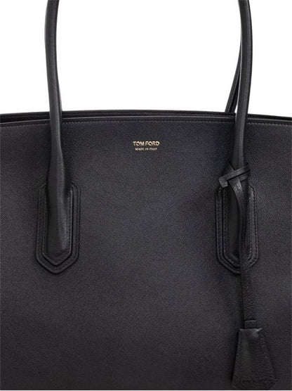 LARGE LEATHER SHOPPING BAG