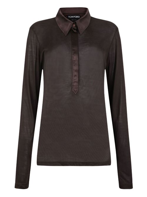 SILK POLO SHIRT