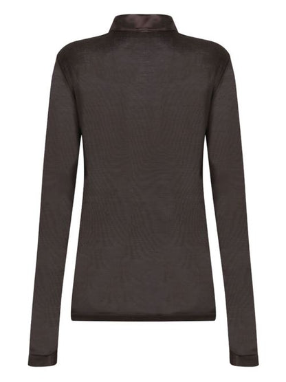 SILK POLO SHIRT