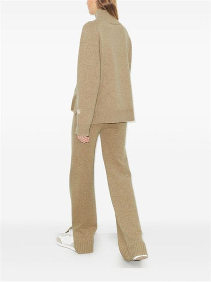 WOOL KNITTED TROUSERS