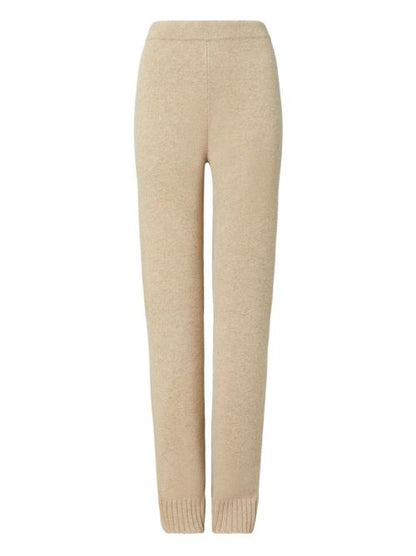WOOL KNITTED TROUSERS