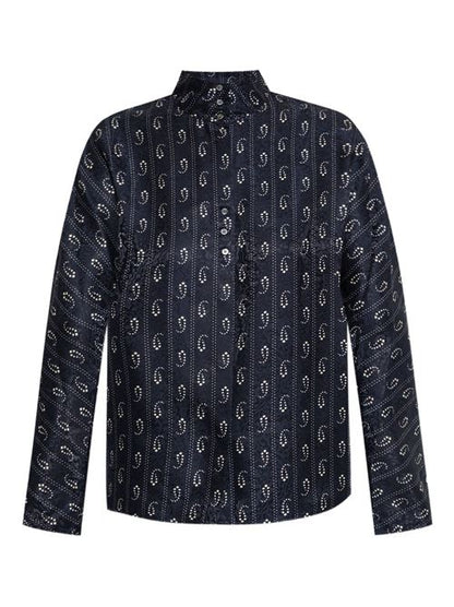 JACQUARD SILK SHIRT
