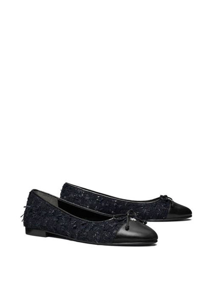 CAP-TOE BALLET FLATS