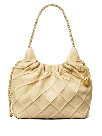 FLEMING MINI LEATHER HOBO BAG